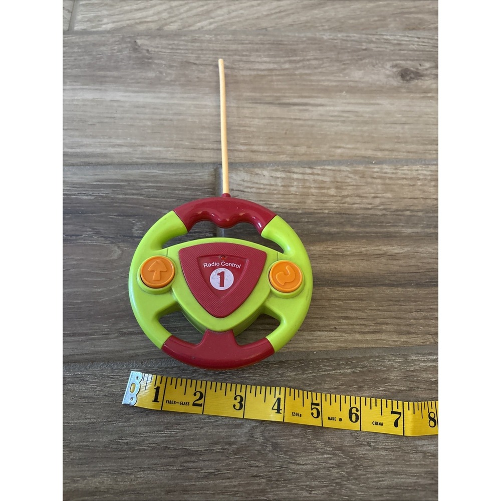 Toddler Red & Yellow RACE CAR Remote Plastic (remote Only)- Works! - Picture 3 of 4